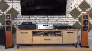 Краткий обзор и пример звучания усилителя мощности Parasound HCA 1000A  +  Neat Acoustics Motive 1