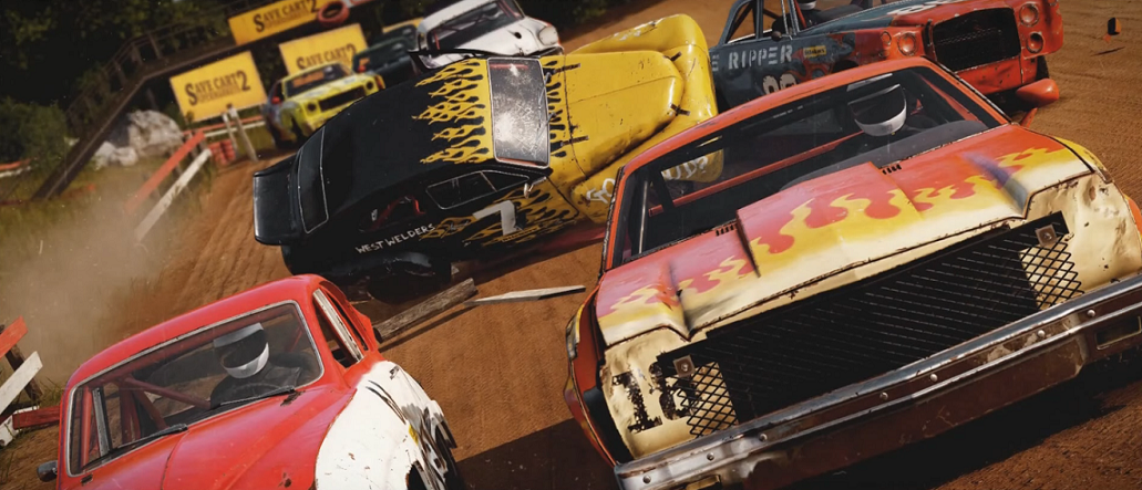 Wreckfest PC 21:9 Карьера Demolition racing Natural born Wreckers 4X Rece events Гонка на "ВЕДРАХ"