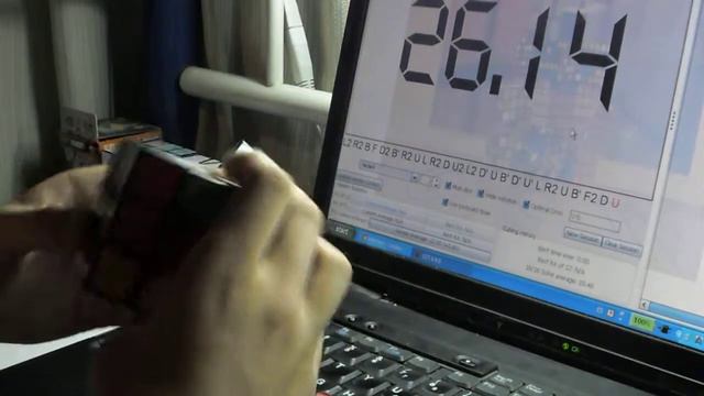 Rubiks cube average of 5: 21:62 Pedro Rubin