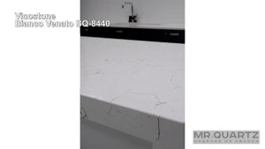 Кварцевый камень Vicostone Bianco Venato BQ-8440