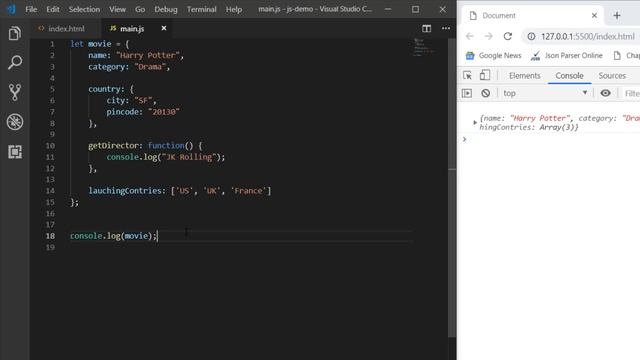 JavaScript Tutorial - 10: JavaScript Object