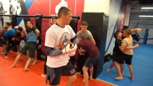 Мастер-класс в клубе Русичи,Самара. Принципы тренировки у сетки в ММА. Часть 1.