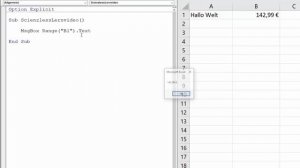 Der Unterschied zwischen der Text und Value Eigenschaft [Excel VBA in 100 Sekunden]