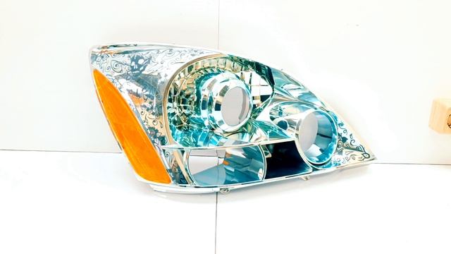 Автосвет. Тюнинг авто. Роспись на фарах.
