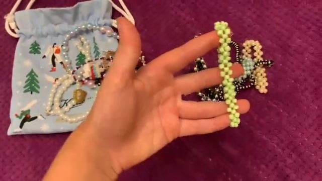 Обзор на все мои украшения из бисера которые я сделала сама
