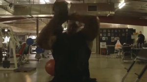 Тренировка Дуэйна 'Скалы' Джонсона THE ROCK