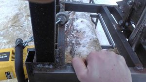 Самодельная пилорама из цепной пилы