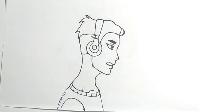 Как нарисовать парня в наушниках смотреть онлайн