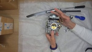 Распаковка/обзор Вакуумный Карбюратор постоянного разряжение Mikuni PD34 для zs177mm(NC250) Серия 1