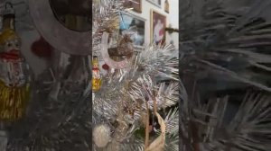 Викторианская ёлочка, антикварные немецкие ёлочные игрушки. Victorian Christmas.