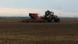Сев рапса трактором мтз 3022 с сеялкой vaderstad rapid a600s.