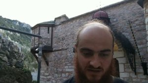 Дорога к скиту святой Анны. Молитва на вершине горы Афон 4 ноября
