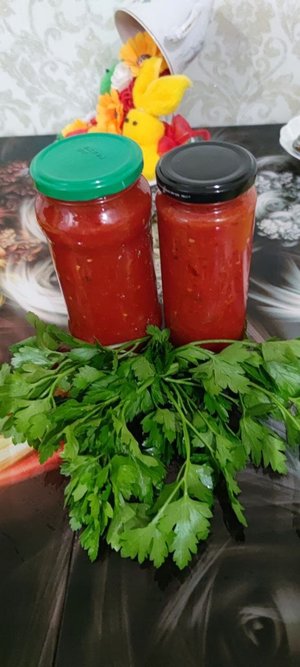 Аджика на зиму. Как закатать аджику. Соус к мясу.