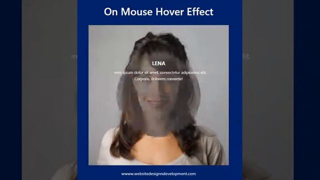 Online Tutorial for Image on Hover Effect 92 With Demo and Free Source Code Download