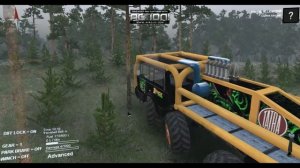 Spintire test#1 tatra trial 813 8x8 truck