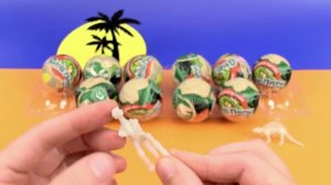 Киндер Сюрприз - Парк Динозавров, Дино Парк (Блестящие игрушки для детей)