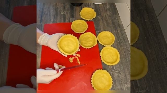 Песочные корзиночки с белковым кремом. Вкус детства. ?