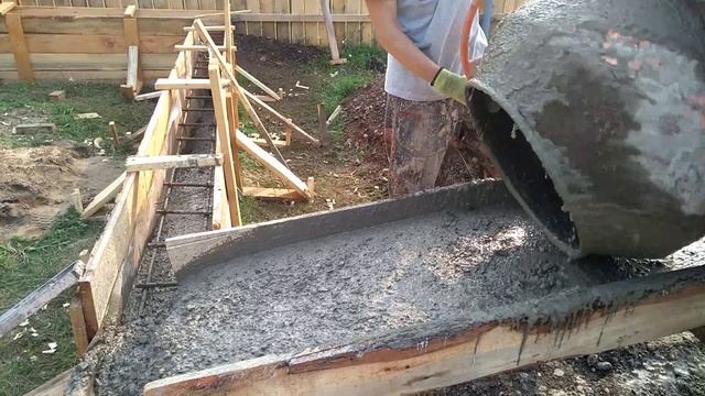 Заливка фундамента. Гараж 510 смотреть онлайн
