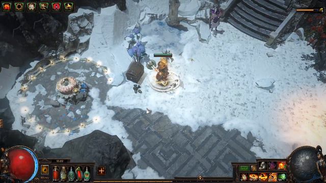 Path of Exile hideout. Winter square by Esc смотреть онлайн