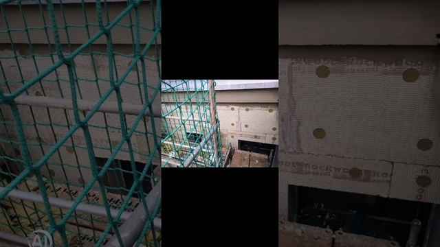 Fassadendämmung Maschinen kalk-zement putz Spachteln Steinwolle Цялостно реставриране на фасада