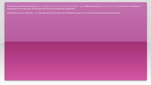 IntelliJ IDEA Java How to make Run configurations automatically select Main Class смотреть онлайн