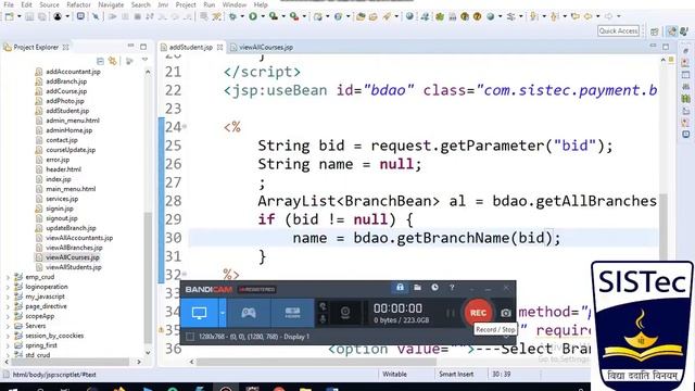 Java Project Development (Part-7) | Rajesh K. Rai | SISTec Gandhi Nagar смотреть онлайн