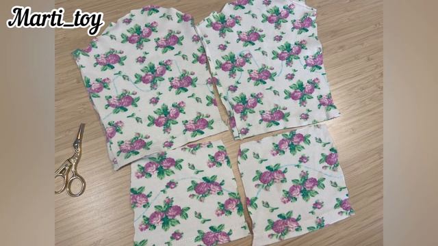 Как сшить летний комплект одежды для куклы Бэби борн. Clothes for dolls смотреть онлайн