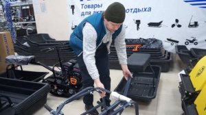 Мотобукс Норка Эконом 380 + Сани с Сиденьем в комплекте