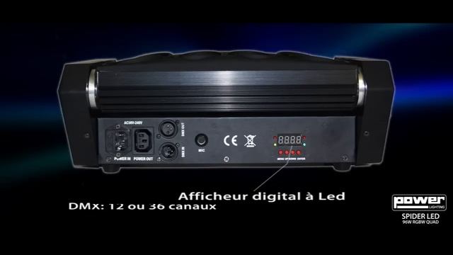 POWER LIGHTING - SPIDER LED 96W RGBW QUAD смотреть онлайн