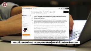 Forum Stack Overflow Larang Penggunaan ChatGPT. Ini Alasannya!