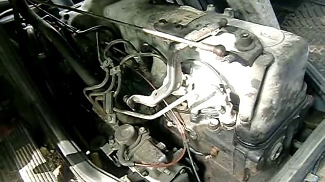 OM616 engine, after valve adjustment. смотреть онлайн