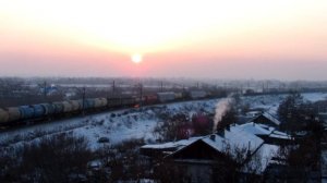 Петропавловск 2018: поезда на закате