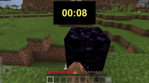 СКОЛЬКО займёт ВРЕМЕНИ если, ЛОМАТЬ обсидиан РУКОЙ!? | Нюх Нюх