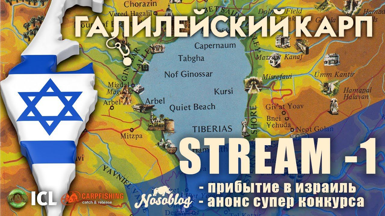 Галилейский карп 2020 (карпфишинг), стрим - 1
