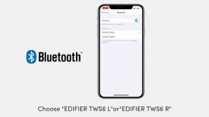 EDIFIER TWS6 - How to Bluetooth