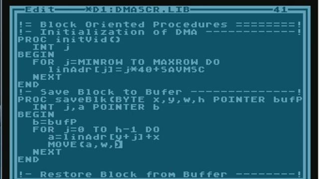 Атари-8: Программирование на PL65 Часть02 смотреть онлайн