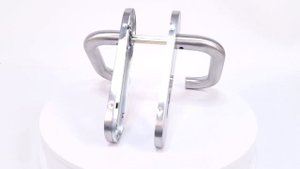 Ручка на планке U2203-PZ72/8*8 для противопожарных дверей INOX