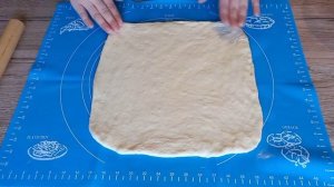 Булочки- улитки из дрожжевого теста с ветчиной и сыром. Тесто как пух!