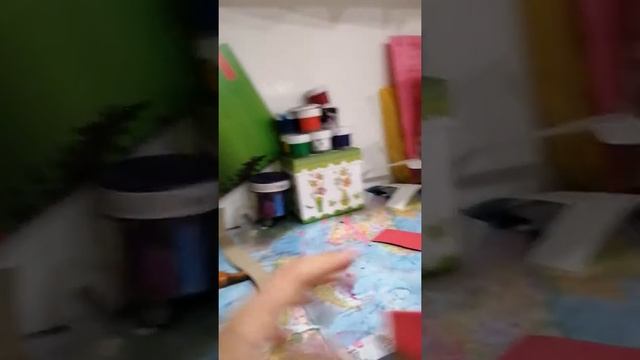 Делаю хвост демона из картона