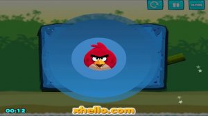 Angry Birds Pigs Out vs Angry Birds Kick Piggies - STELLA PUSH TRIANGLE PIGS OUT!!
