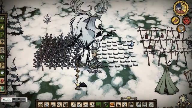 Don't Starve: Deerclops attacking Base inclusive Leif extra смотреть онлайн