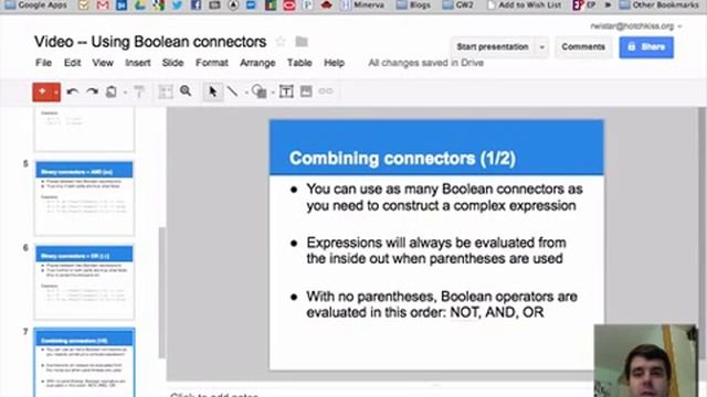 Using Boolean connectors смотреть онлайн