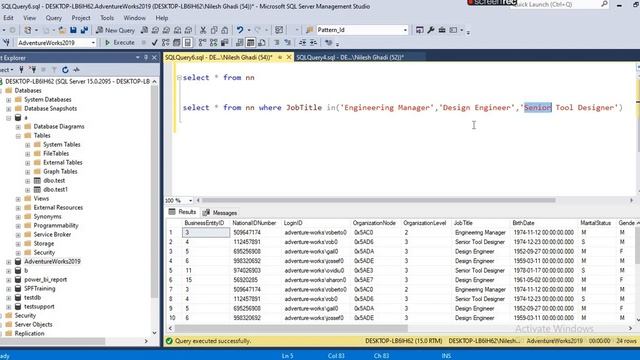 sql 16 in #sqlbasics #sqlserver #sqlinmarathi #sqlforbegginner #sqlin   #like #and #or #sqldelete