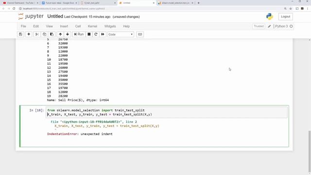 Hindi Machine Learning Tutorial 7 - Training and Testing Data
