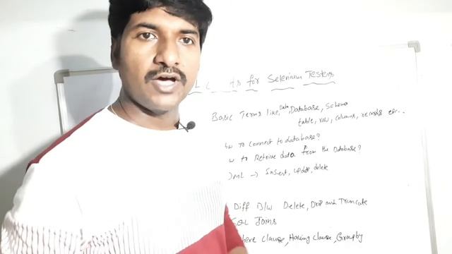 SQL Concepts for selenium automation Tester | what are the SQL skills required for software Testing