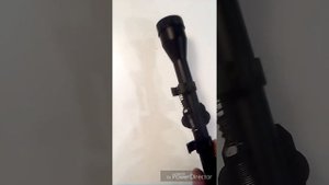 Подвижной оптический прицел на пневматику своими руками