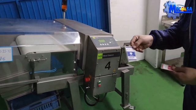 Detector de metales móvil con eyector, Sesotec modelo: Unicon-D смотреть онлайн