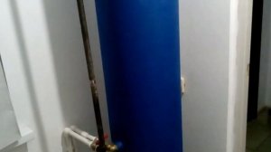 Дровяная водогрейная колона, Титан.