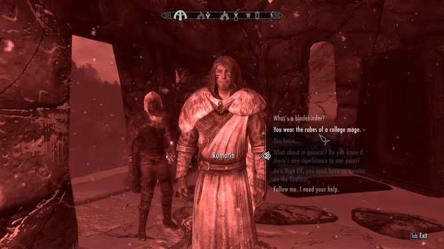 Skyrim: Interesting NPCs - Rumarin is a male version of Sansa. смотреть онлайн