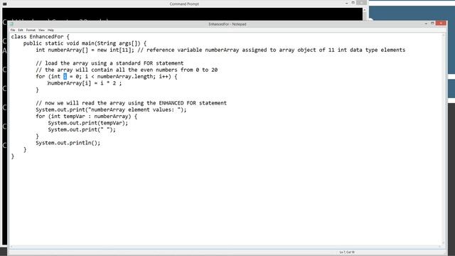 Learn Java Programming - Enhanced For Statement Tutorial смотреть онлайн